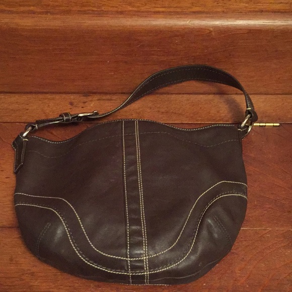 Coach Brown leather bag - Picture 2 of 3